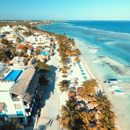 Hotel Blue Reef Frente Al Mar Mahahual Bagian luar foto
