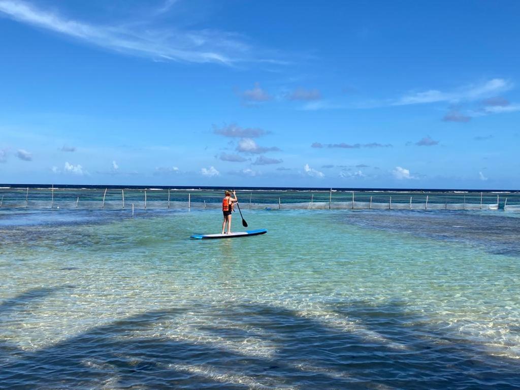 Hotel Blue Reef Frente Al Mar Mahahual Bagian luar foto