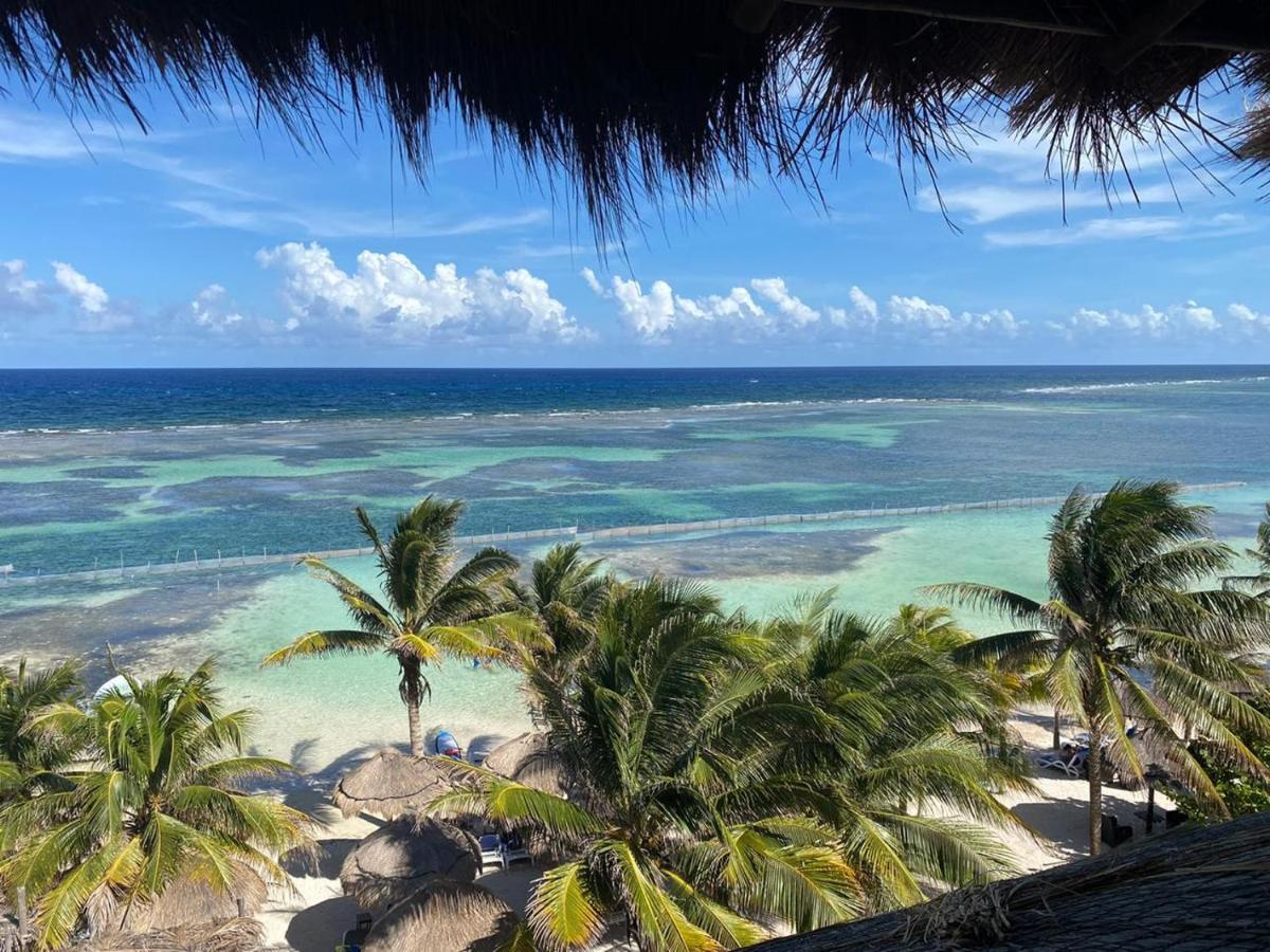 Hotel Blue Reef Frente Al Mar Mahahual Bagian luar foto